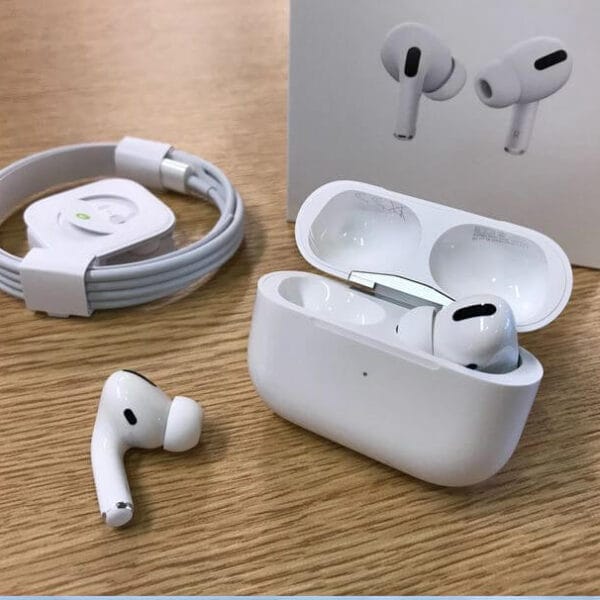 Apple Airpod Pro With Wireless Charging Case & 100% Active Noise Cancellation High Quality