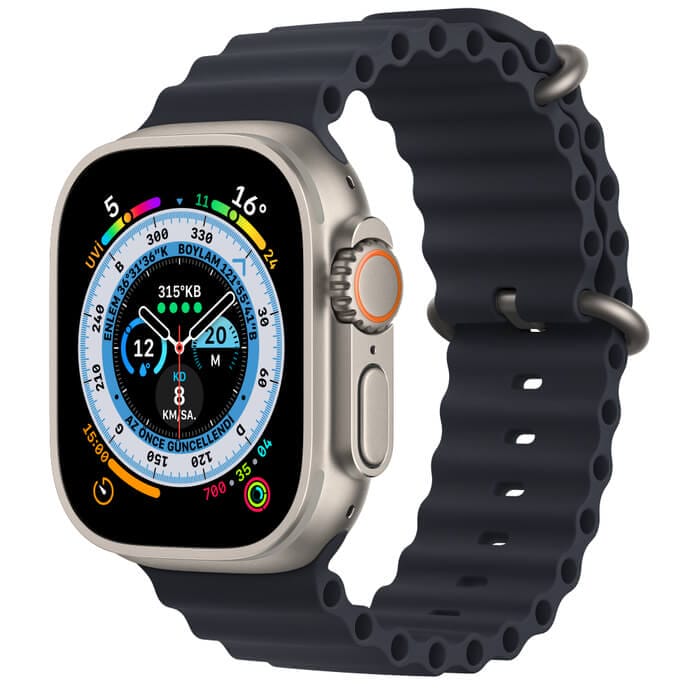 i Watch Series 6 Apple logo Smart watch (Black) – Blushinsta