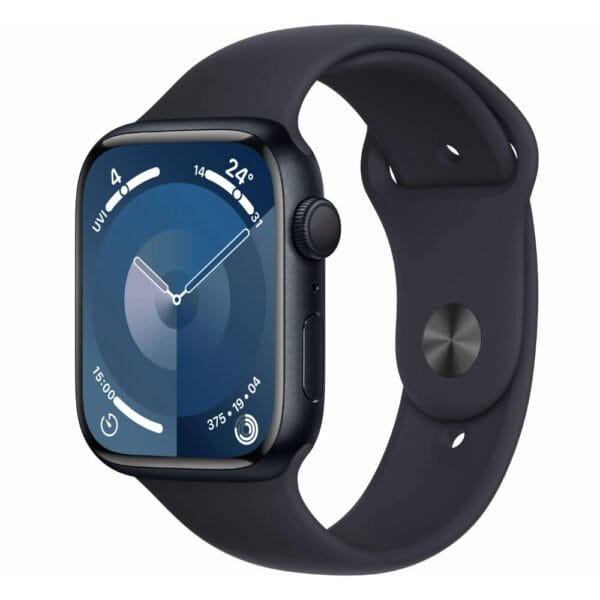 Apple Watch Series 9 Aluminium Case 45mm With Apple Logo + Sport Band Super High Quality